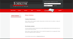 Desktop Screenshot of emkomsolutions.com